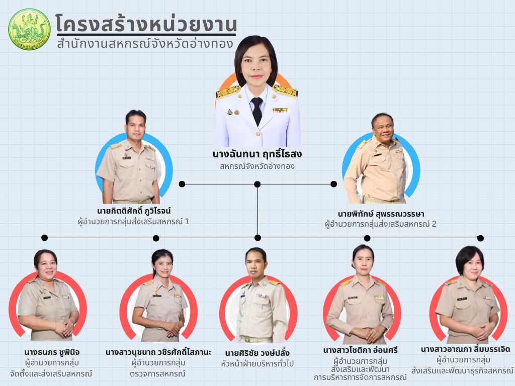 Light Blue Modern Corporate Organizational Chart Graph