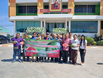 สังเกตการณ์การรวบรวมผลผลิตแตงโมจากสมาชิกสหกรณ์การเกษตรวิเศษชัยชาญ จำกัด ... พารามิเตอร์รูปภาพ 1
