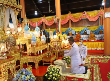 พิธีเจริญพระพุทธมนต์เฉลิมพระเกียรติพระบาทสมเด็จพระเจ้าอยู่หัว เนื่องในโอกาสวันเฉลิมพระชนมพรรษา 71 พรรษา 28 กรกฎาคม 2566 ... พารามิเตอร์รูปภาพ 1