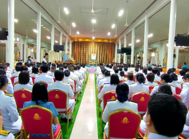 พิธีเจริญพระพุทธมนต์และพิธีทำบุญตักบาตรถวายพระราชกุศล ... พารามิเตอร์รูปภาพ 13